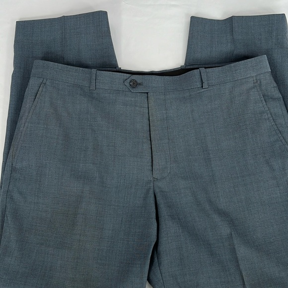 ALFANI Men’s Slim Fit Slate Blue Two-Piece Suit (42R, 38/30) - Picture 11 of 14